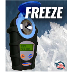 Khúc xạ kế Misco Propylene Glycol Scales – Concentration & Freeze Point °F